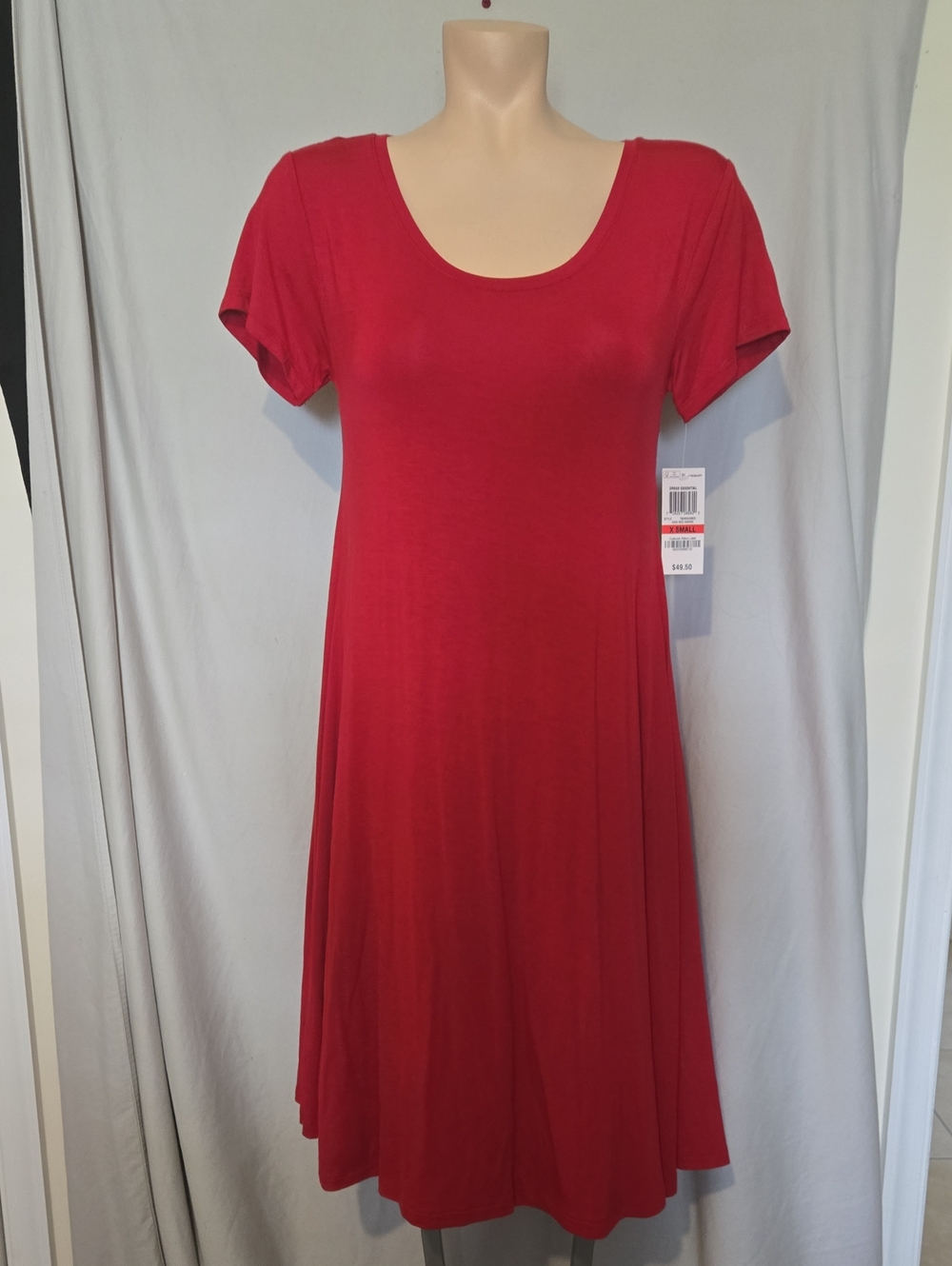 Style and co black knit dress, NEW
